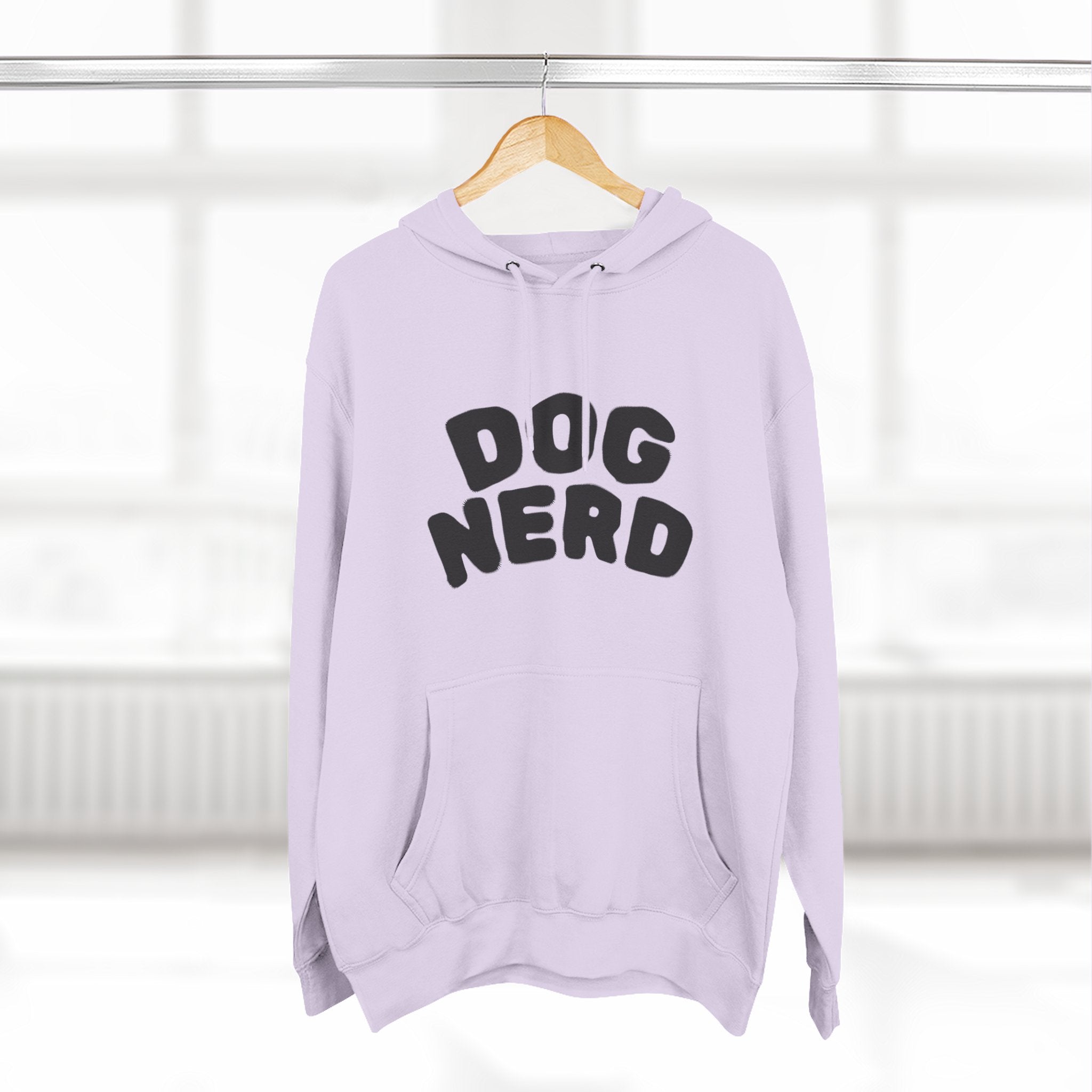 Dog Nerd Fleece Hoodie - Perfect for the Cooler Months.