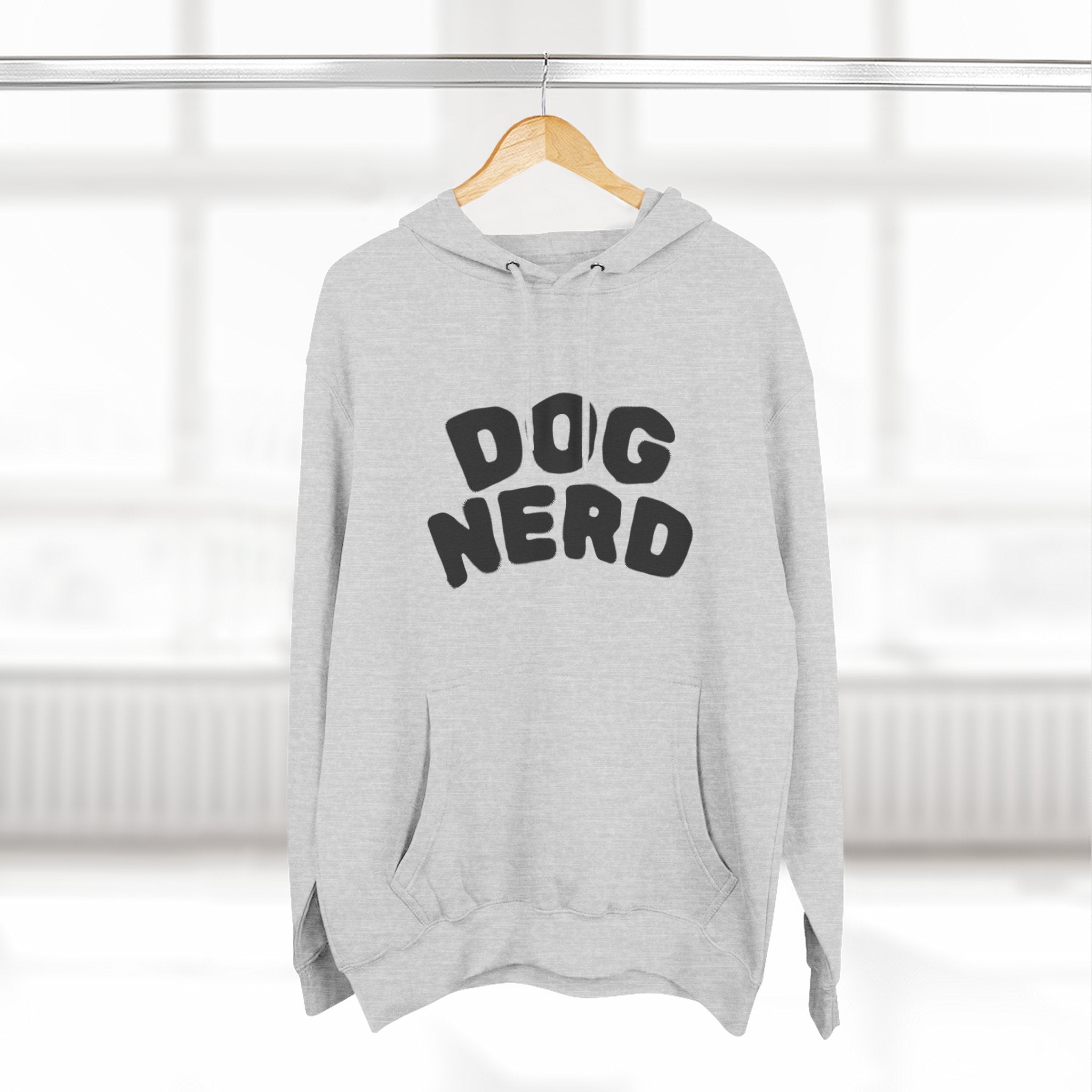 Dog Nerd Fleece Hoodie - Perfect for the Cooler Months.