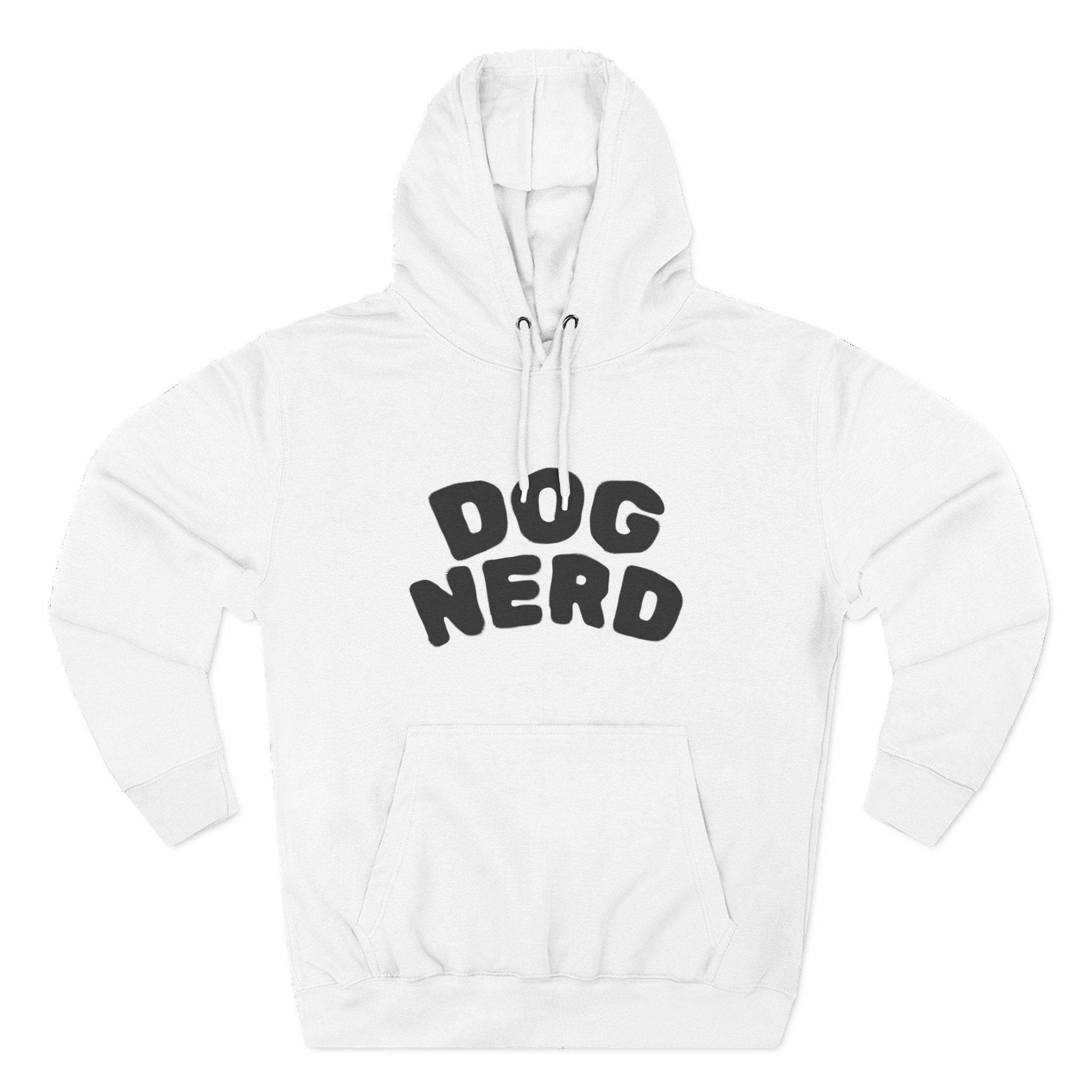 Dog Nerd Fleece Hoodie - Perfect for the Cooler Months.