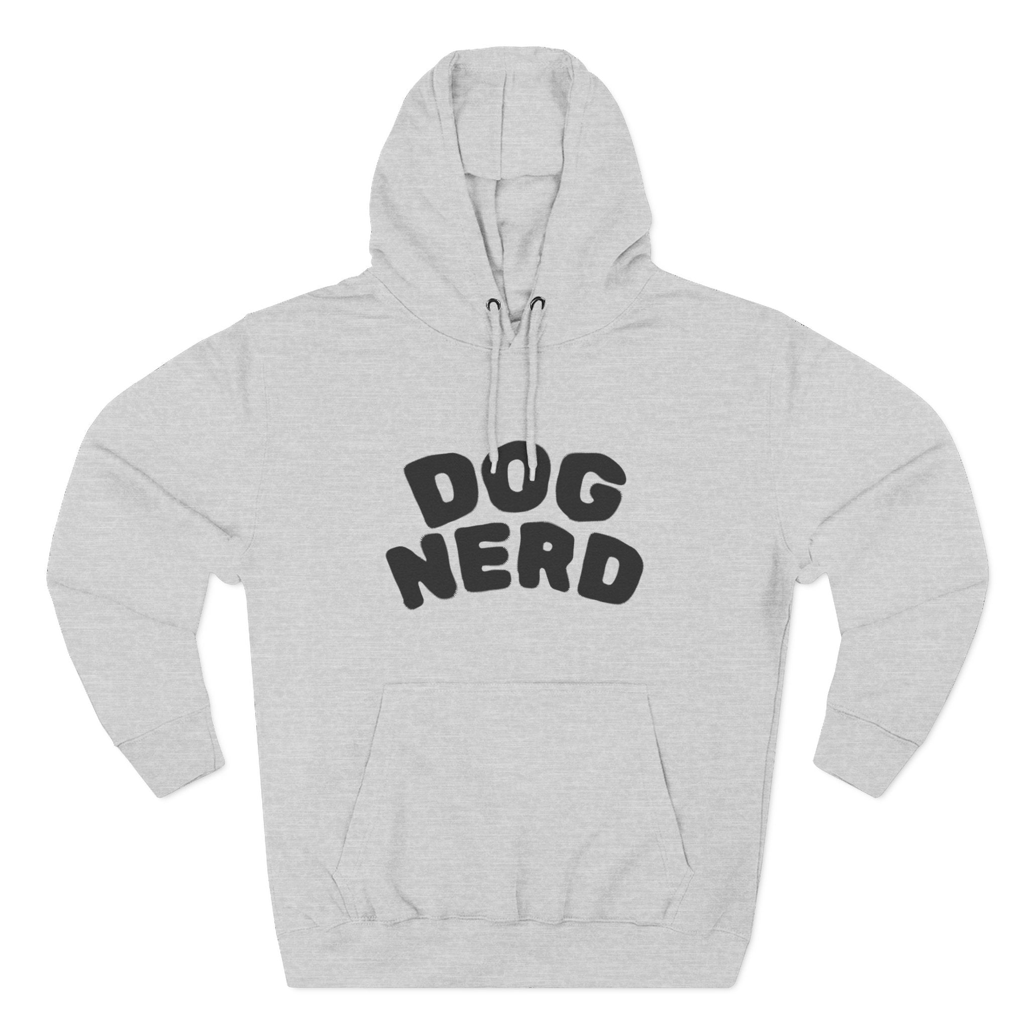 Dog Nerd Fleece Hoodie - Perfect for the Cooler Months.
