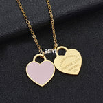 New York Forever Love Heart Pendant Necklace