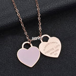 New York Forever Love Heart Pendant Necklace