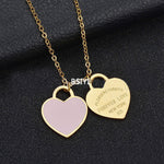 New York Forever Love Heart Pendant Necklace