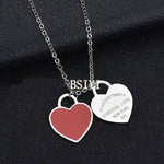 New York Forever Love Heart Pendant Necklace