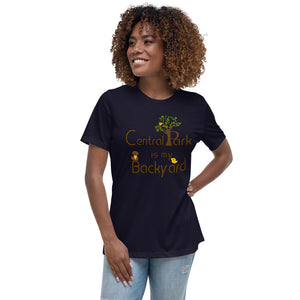Central Park is My Backyard Adult Tee - for Dog Lovers!