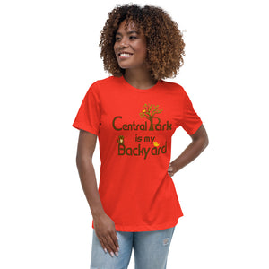 Central Park is My Backyard Adult Tee - for Dog Lovers!