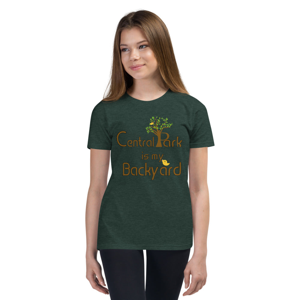 Central Park is my Backyard, Yellow Birds Youth T-Shirt
